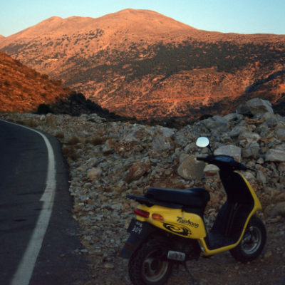 My moped, Crete, 1999