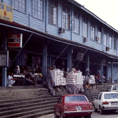Main street, Beaufort, Sabah