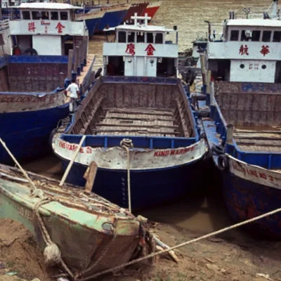 Cargo boats for logs, Kapit