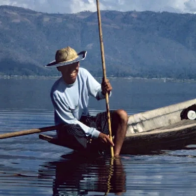 Fisherman on Inle Lake