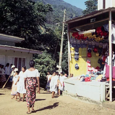 Start of the path to Adam's Peak (in the distance)