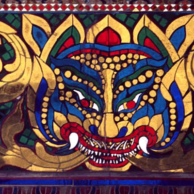 Mirror mosaic, Wat Phra That Doi Suthep
