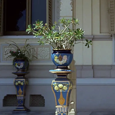 Plant stands, Vimanmek Palace, Bangkok