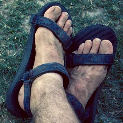 My feet at Wat Ratchaburana