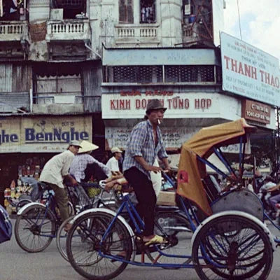 Cyclo man, Ho Chi Minh City