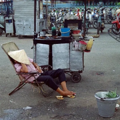 A stall holder, Ho Chi Minh City